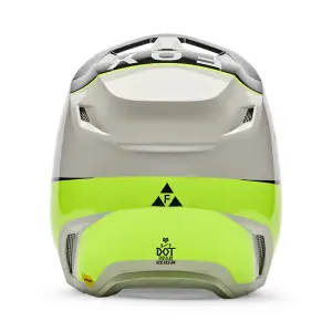 Fox Helm V1 Collect Kinder Grau/Gelb
