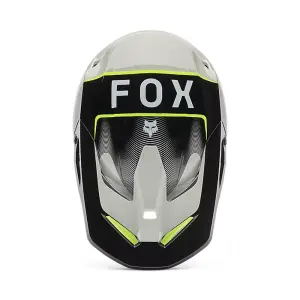 Fox Helm V1 Collect Kinder Grau/Gelb