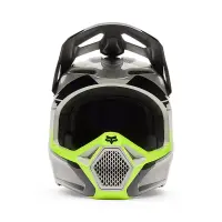 Fox Helm V1 Collect Kinder Grau/Gelb
