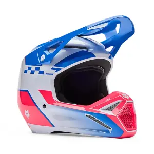 Fox Helm V1 Collect Kinder Blau/Pink