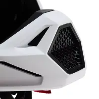 Fox V1 Solid Helm Kinder Matt Weiß