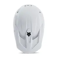 Fox V1 Solid Helm Kinder Matt Weiß