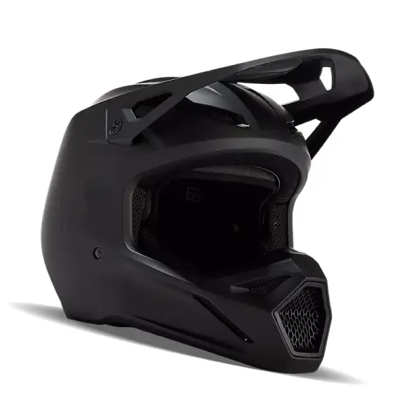 Fox V1 Solid Helm Kinder Schwarz