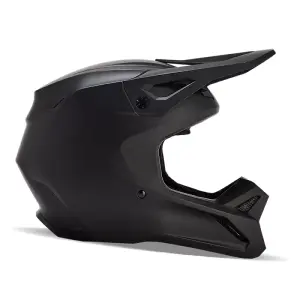 Fox V1 Solid Helm Kinder Schwarz