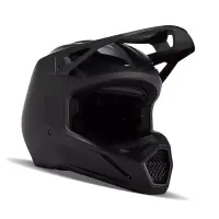 Fox V1 Solid Helm Kinder Schwarz