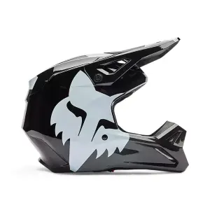 Fox V1 Shield Helm Kinder Schwarz