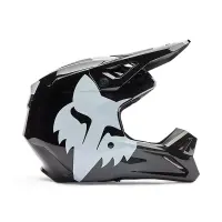 Fox V1 Shield Helm Kinder Schwarz