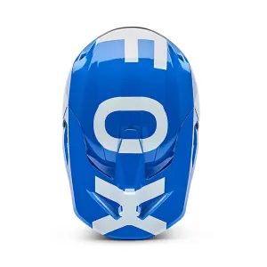 Fox V1 Shield Helm Kinder Blau