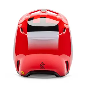 Fox V1 Shield Helm Kinder Rot