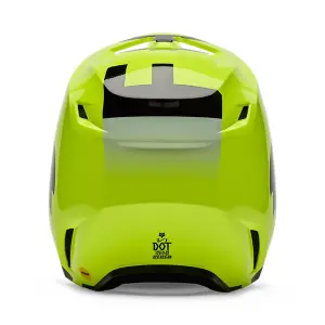 Fox V1 Shield Helm Kinder Gelb