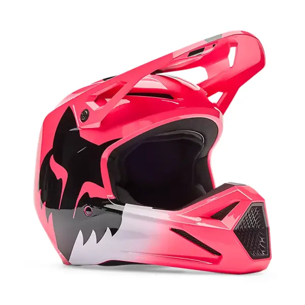 Fox V1 Shield Helm Kinder Rosa