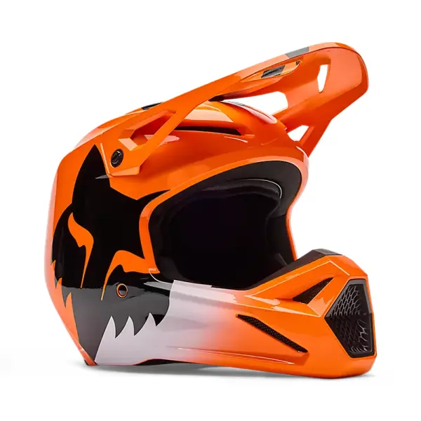 Fox V1 Shield Helm Kinder Orange
