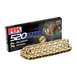 RK Kette 520 "GB520MXU" 125-500ccm Gold