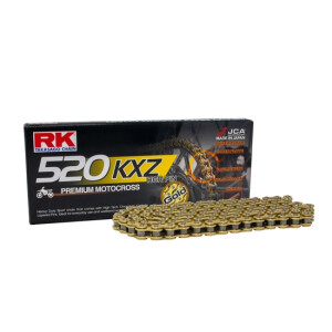 RK Kette 520 "GB520KXZ" 125-450ccm Gold