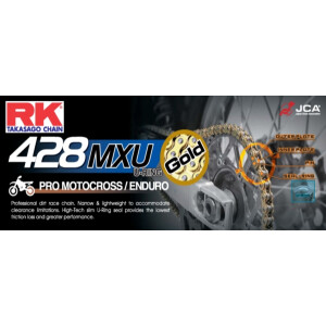 RK Kette 428 "GB428MXU" 50-150ccm Gold