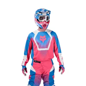 FOX 180 Collect Jersey blau/pink
