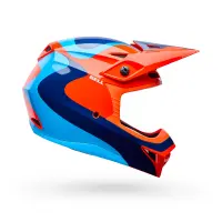 BELL MX-10 MIPS WAVE ECE YOUTH orange/blau