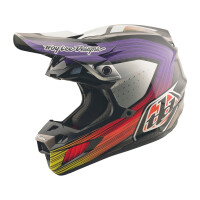 TROY LEE DESIGNS SE5 Carbon Stripes Helm – Schwarz/Violett