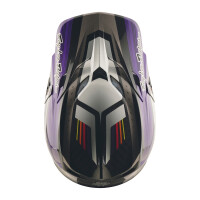 TROY LEE DESIGNS SE5 Carbon Stripes Helm – Schwarz/Violett