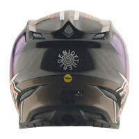TROY LEE DESIGNS SE5 Carbon Stripes Helm – Schwarz/Violett