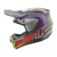 TROY LEE DESIGNS SE5 Carbon Stripes Helm – Schwarz/Violett