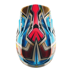 TROY LEE DESIGNS SE5 Carbon Lowrider Helm – Grau/Bunt