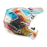 TROY LEE DESIGNS SE5 Carbon Lowrider Helm – Grau/Bunt