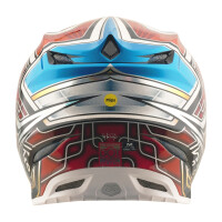 TROY LEE DESIGNS SE5 Carbon Lowrider Helm – Grau/Bunt