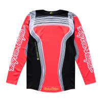 TROY LEE DESIGNS SE PRO Stripes Jugend-Trikot – Infra Red/Schwarz