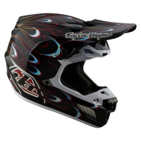 TROY LEE DESIGNS SE5 Carbon Torched Helm – Schwarz/Rot