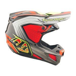 TROY LEE DESIGNS SE5 Composite Stripes Helm – Schwarz/Infra Red
