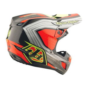 TROY LEE DESIGNS SE5 Composite Stripes Helm – Schwarz/Infra Red