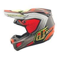 TROY LEE DESIGNS SE5 Composite Stripes Helm – Schwarz/Infra Red