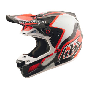 TROY LEE DESIGNS SE5 Carbon Membran Helm – Schwarz/Rot