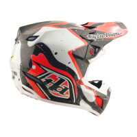 TROY LEE DESIGNS SE5 Carbon Membran Helm – Schwarz/Rot