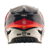 TROY LEE DESIGNS GP Pro Crossover Jugend-Helm – Schwarz/Rot