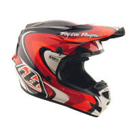 TROY LEE DESIGNS GP Pro Crossover Jugend-Helm – Schwarz/Rot