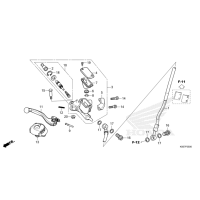 F-5 Hauptbremszylinder, vorne Zylinder CRF 250 Bj 2026