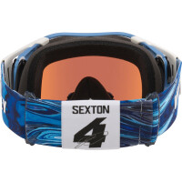OAKLEY Airbrake MX Brille - Sexton Matte White Glas Prizm Sapphire