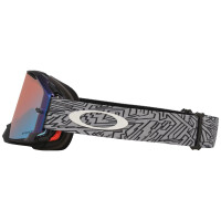 OAKLEY Airbrake MX Brille - Grey Strike Prizm MX Sapphire Iridium Glas