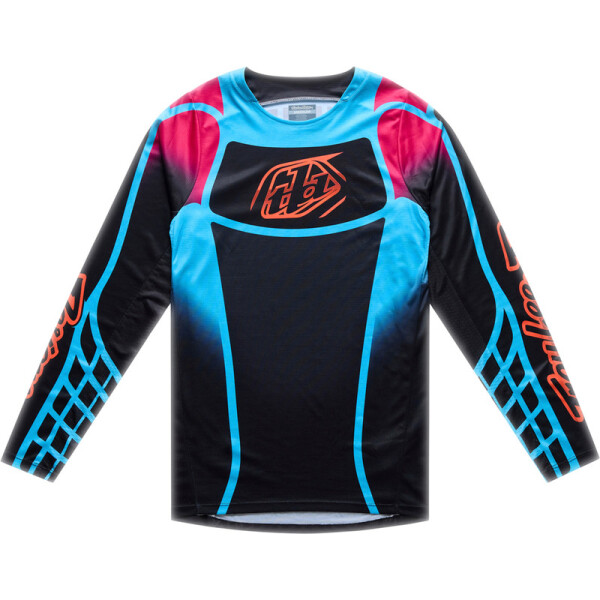 TROY LEE DESIGNS GP Pro Trikot - Framework Schwarz/Cyan