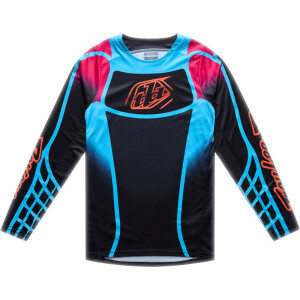 TROY LEE DESIGNS GP Pro Trikot - Framework Schwarz/Cyan