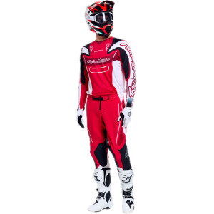 TROY LEE DESIGNS SE Pro Hose - Salvo Rot/Weiß