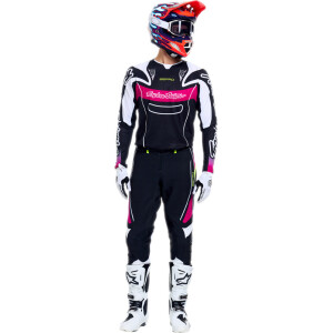 TROY LEE DESIGNS SE Pro Hose Youth - Salvo Schwarz/Weiß