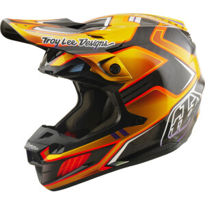 TROY LEE DESIGNS SE5 Carbon Mips Helm - Crest Gold