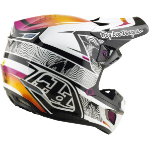 TROY LEE DESIGNS SE5 Composite Mips Helm - Lined Up Schwarz