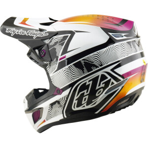 TROY LEE DESIGNS SE5 Composite Mips Helm - Lined Up Schwarz