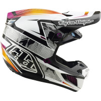 TROY LEE DESIGNS SE5 Composite Mips Helm - Lined Up Schwarz
