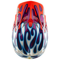 TROY LEE DESIGNS SE5 Composite Mips Helm - Overspray Violett/Weiß