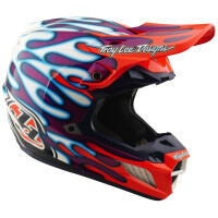 TROY LEE DESIGNS SE5 Composite Mips Helm - Overspray Violett/Weiß